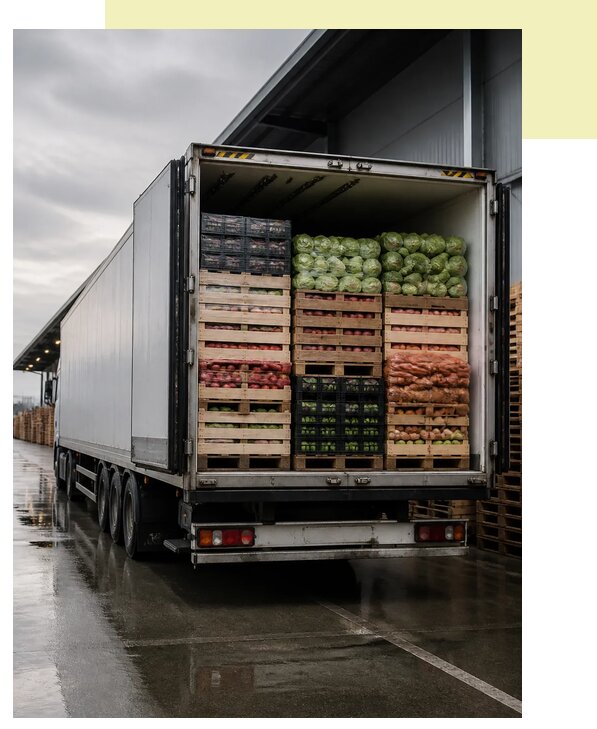 Перевозка плодоовощной продукции в Кимры по цене от 5220 р. | Агросервис-Кмы