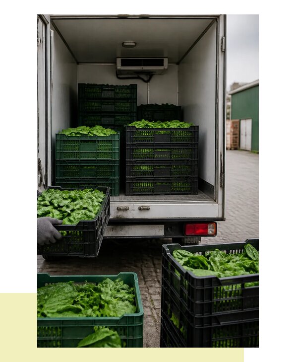 Перевозка шпината в Кимры с сохранением свежести продукции